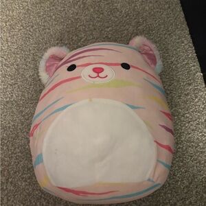 Squishmallows Pink and White Striped Atoosa Tiger Plush